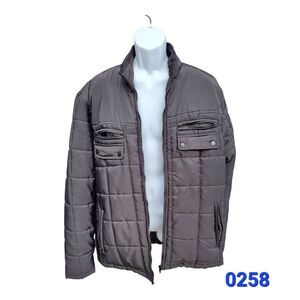 Whispering Smith Quilted Unisex Black Coat - XXL-0258